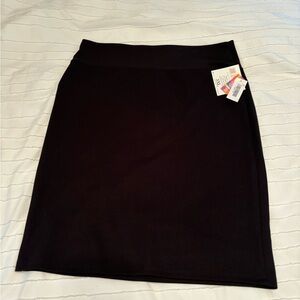 NWT plus size LulaRoe black skirt 3x